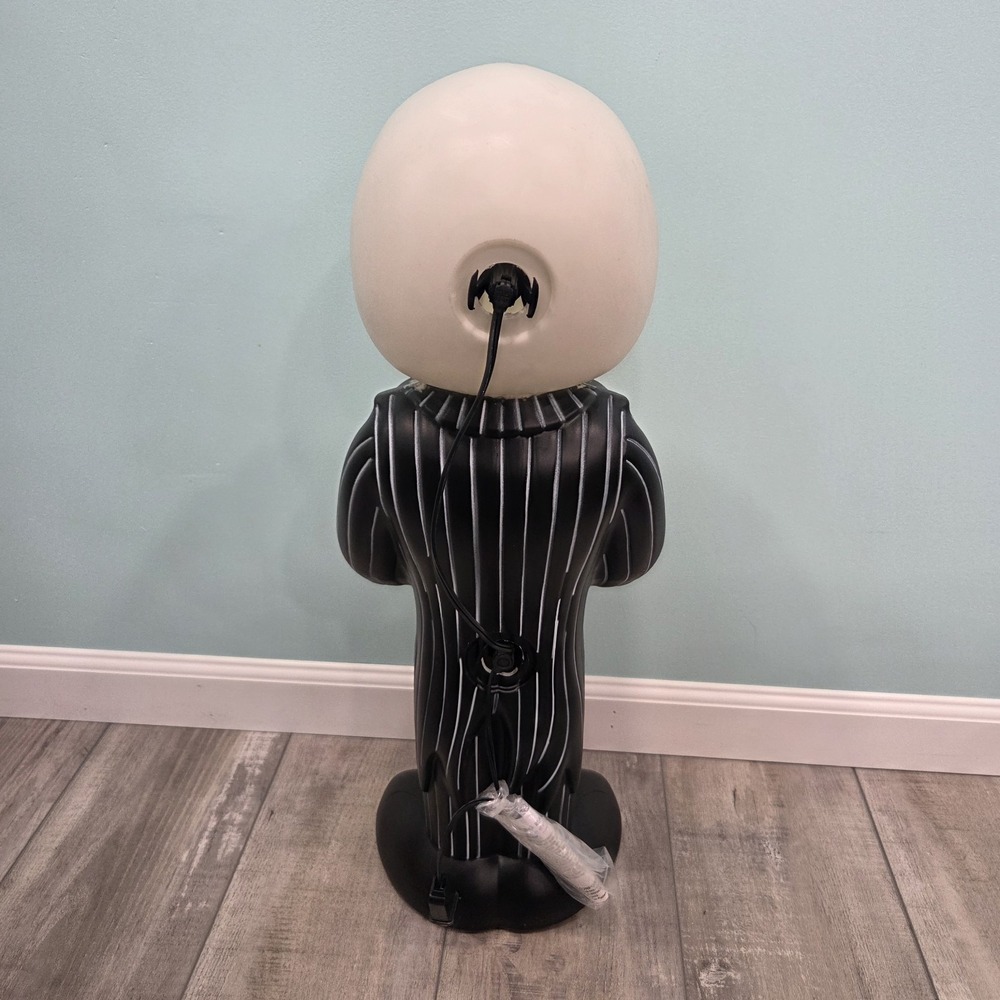24" Nightmare Before Christmas Jack Skellington Pumpkin Blow Mold Light Up Gemmy - Picture 6 of 15